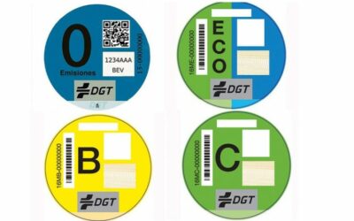 LAS 4 ETIQUETAS MEDIOAMBIENTALES DE LA DGT